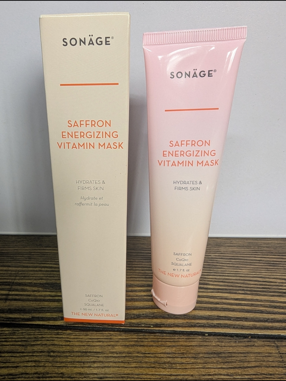 Sonage Saffron Energizing Vitamin Mask - with Saffron, CoQ10, Squalene